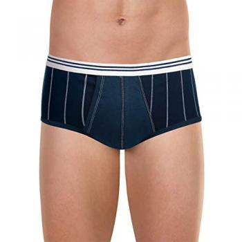 EMINENCE Slip taille haute rayé en coton