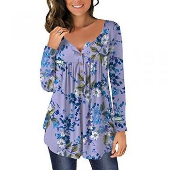 Long‑Sleeve Gray Casual Top by Noabat – L