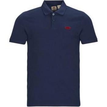 Levis Polo Slim Hosemark Manga Corta Azul Marino Rojo