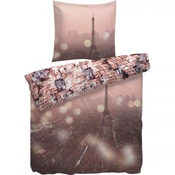 Heckett Lane Wendebettwäsche Mako-Satin 135x200 (80x80) Rosé