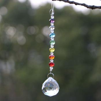 4 Suncatcher de Cristal para Decoración