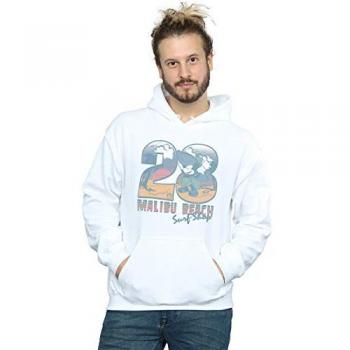 Felpa con Cappuccio Disney Mickey Mouse Surf Shop Uomo M Verde