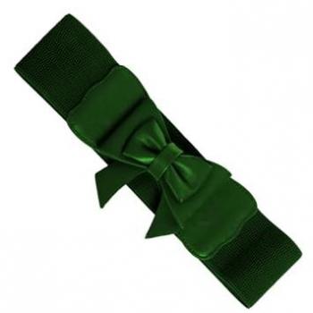 Ceinture Play It Right années 50 couleur vert bouteille