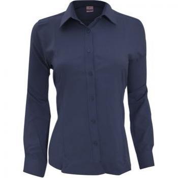 Henbury Ladies’ Light Azure Long‑Sleeve Athletic Shirt – Extra Small