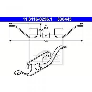 34212227672 Molla Freno BMW 11.8116-0296.1