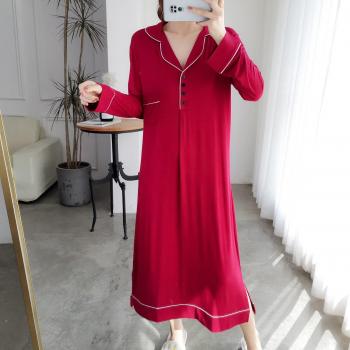 Black Plus Size Nightdress for Women