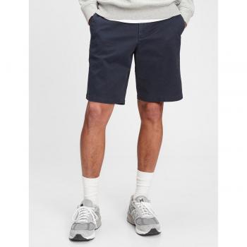 Bermuda Estivi Uomo Blu Cotone Stretch Taglia 32