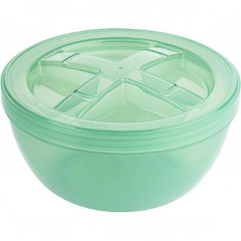 Contenitore Eco-Takeout, 950 ml, rotondo, verde, 12 pz