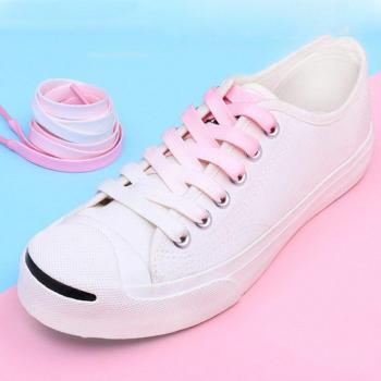 1 Pair Colorful Flat Shoelaces for Sneakers