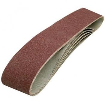 Bandes de ponçage SILVERLINE : 5 pièces, 100 × 915 mm, grain 80