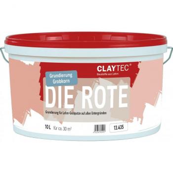 ClayTec ROTE Grundierung, 10 l Eimer