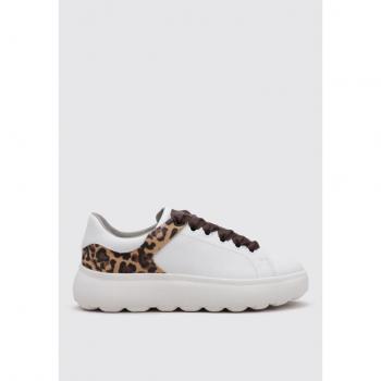 Sneakers blanches à la mode Geox Spherica EC4.1 – Femme