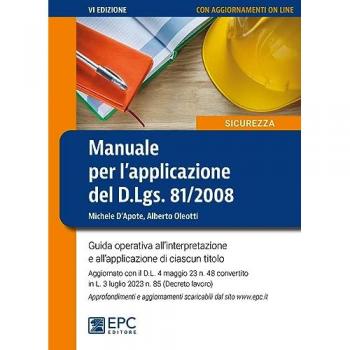 Manuale per l'applicazione del d.l.gs. 81/2008
