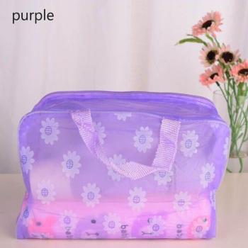 Portable Waterproof PVC Cosmetic Organizer Bag