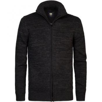 Maglione Petrol Industries con Zip Collo Alto Nero L