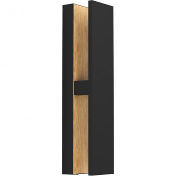 EGLO Costorio LED Wandlamp Buiten 37 cm Zwart/Bruin