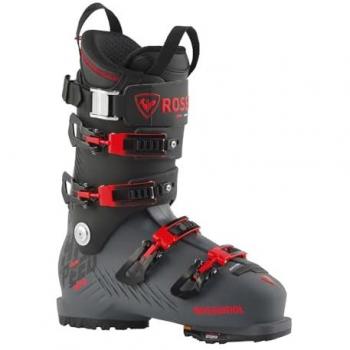 Bottes de neige Rossignol Hi-Speed 130 HV – Gris foncé/rouge – Taille 26,5