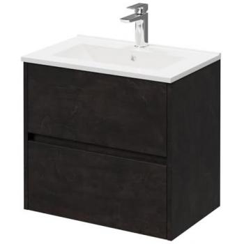600mm Wall-Mounted Vanity Unit with Minimalist Basin