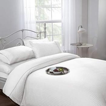 Parure de lit 200x200 cm, Couette Blanche Dorchester Ritz, Taies 50x75