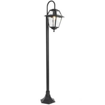 Qazqa Classic Black Outdoor Lantern 135 cm IP44 – Berta