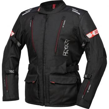 IXS Lorin-ST Motorrad Textiljacke Schwarz Rot L male