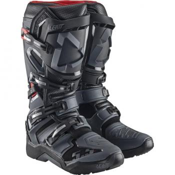 Leatt Moto 5.5 Flexlock Enduro Bottes motocross Noir Gris taille : 42