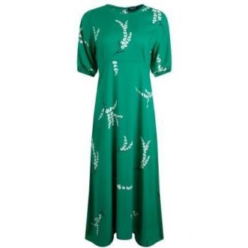 Weird Fish Ladies Everly Printed Dress (Rich Navy)