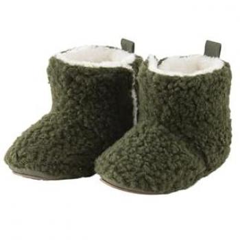 Scarponcino per Bambini Dino Verde Opaco Sterntaler