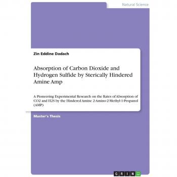 Absorption of Carbon Dioxide and Hydrogen Sulfide by Sterically Hindered Amine Amp: A Pioneering Experimental Research on the Rates of Absorption of ... Amine 2-Amino-2-Methyl-1-Propanol (AMP)