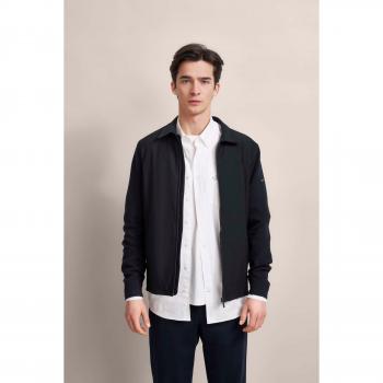 Bugatti Strickjacke Herren Gr. M, blau (marine) mit Polokragen
