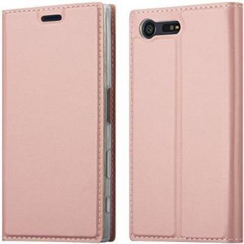 Etui Cover Oro Rosa con Cierre Magnético, Tarjetero y Función de Soporte