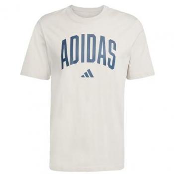 Collegiate Lineage adidas T-Shirt in Beige – Regular Fit