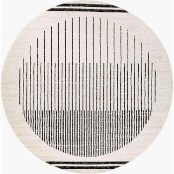Pisa Round Fabric Rug by Livabliss
