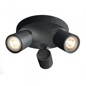 Lampada da Incasso a Soffitto Librae Round III RAL 9005 50W