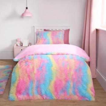 Tie Dye Soft Fleece Duvet Cover Set