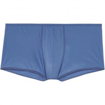 Boxer Court Hom Temptation Plume Microfibre Bleu Jeans XL
