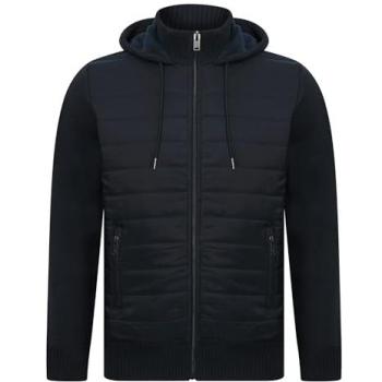 Blue Eastside XL Drawstring Hood Quilted Jacket