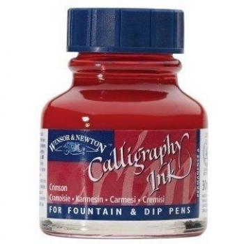 Winsor & Newton Calligraphy Ink Crimson Patrone
