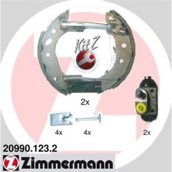 Zimmermann Freno a tamburo 20990.123.2 – Set di ricambio