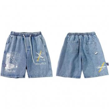 Shorts de Calle con Letras Estampadas