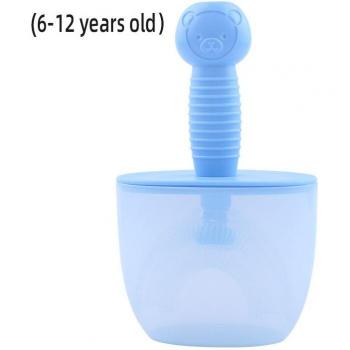 Silicone U-Shaped Baby Toothbrush with Safety Features