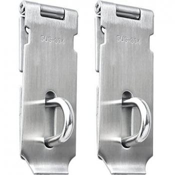 SecureGate 2‑Unit 4 Door Clasp and Staple Locks – MCMS9-2P