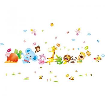 Stickers de Jirafa y Oso para Niños