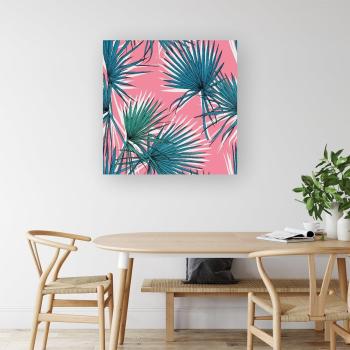 Festive Frosted Landscape Canvas – 40x40