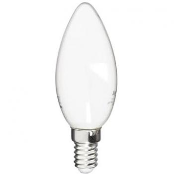 Ampoule LED E14 7W Flamme Opaque 1055 Lumens Blanc 4000K