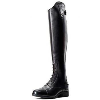 Ariat Herren/ Damen Reitstiefel Heritage Contour II Field ZIP Classic – Schwarz (37)