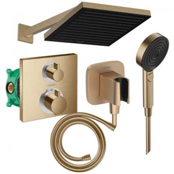 Colonne Thermostat HANSGROHE Ecostat Bronzé