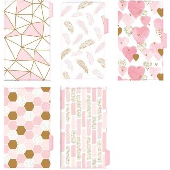 5pcs A5/A6 Colored Index Page Covers for Spiral Notebooks