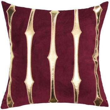 Elegant Gold Nordic Pattern Throw Pillow Cover 45x45cm