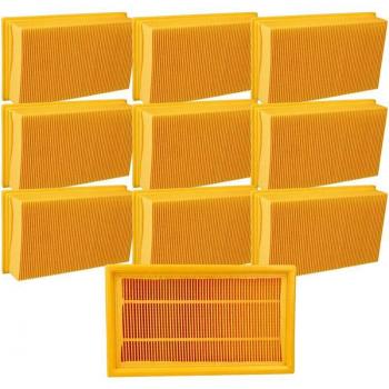 Vhbw 10x Flat-Fold Filter for Bosch Gas 35 m afc Vacuum